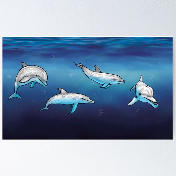 Item preview, Pencil Pod of Dolphins - I designed and sold by ShorelineSally.