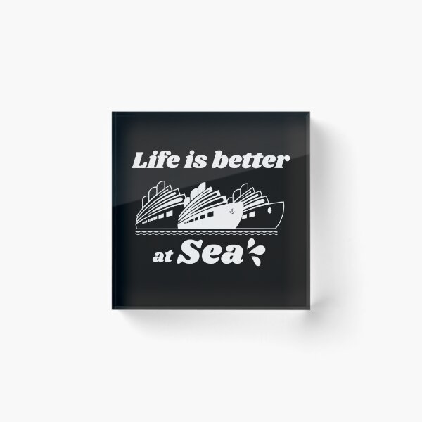 Item preview,  Life Is Better At Sea designed and sold by BronikowskiART.