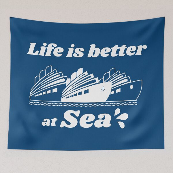 Item preview,  Life Is Better At Sea designed and sold by BronikowskiART.