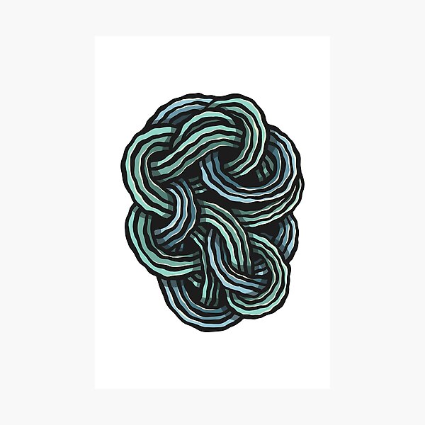 Item preview, knot in the lines II designed and sold by theartlines.