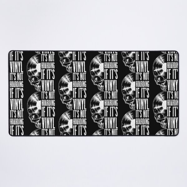 Item preview, It's Not Hoarding If It's Vinyl Funny Records Lover LP Skull designed and sold by GrandeDuc.