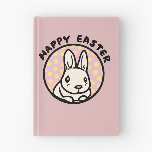 Item preview, Happy Easter Sunday Cute Bunny on Pink Moon Adorable Bunny Easter Love designed and sold by wigobun.