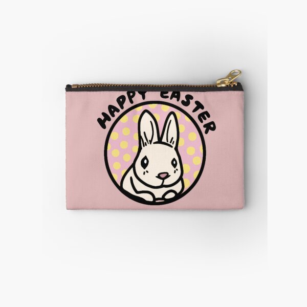 Item preview, Happy Easter Sunday Cute Bunny on Pink Moon Adorable Bunny Easter Love designed and sold by wigobun.