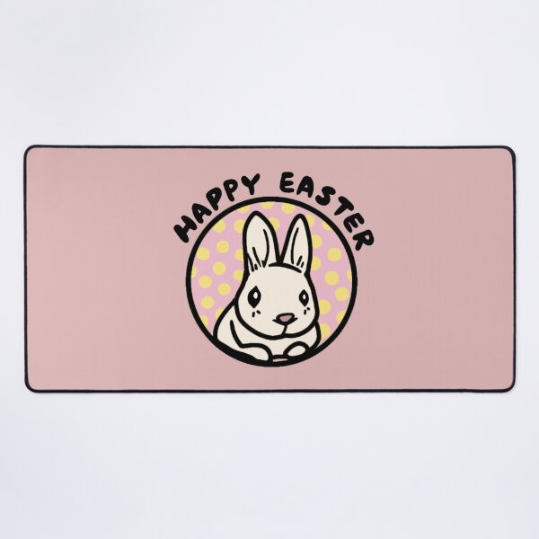 Item preview, Happy Easter Sunday Cute Bunny on Pink Moon Adorable Bunny Easter Love designed and sold by wigobun.