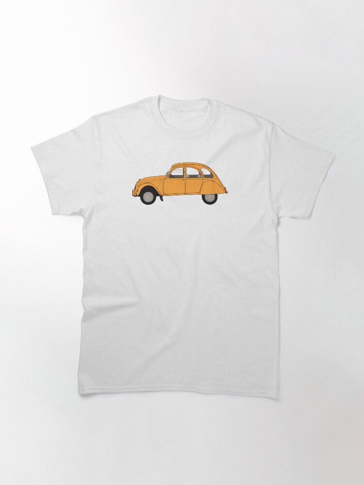 Thumbnail 3 of 7, Classic T-Shirt, Citroën 2CV - Color version designed and sold by thedrumstick.