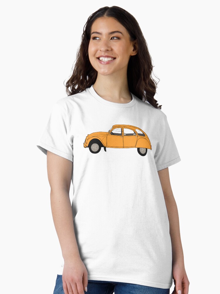 Thumbnail 2 of 7, Classic T-Shirt, Citroën 2CV - Color version designed and sold by thedrumstick.