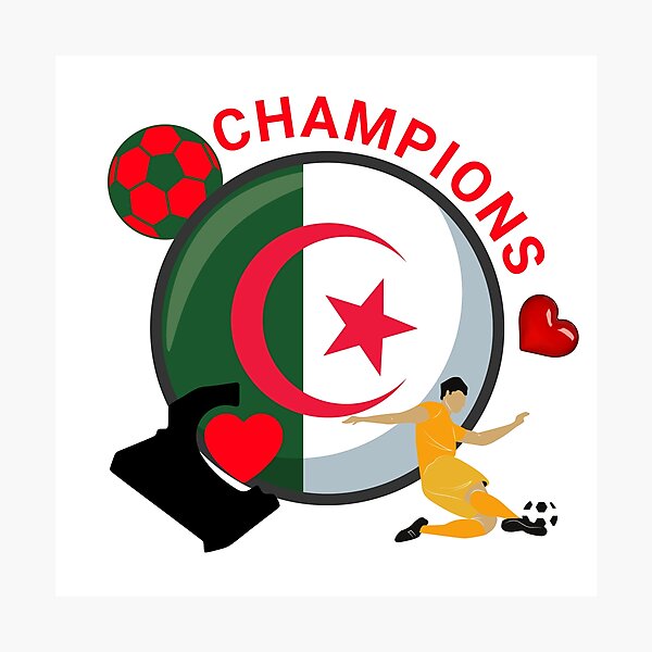 Item preview, Algeria The Campions of Sport Football Leaders  designed and sold by Henk GoGo T-Shirts ⭐️⭐️⭐️⭐️⭐️.