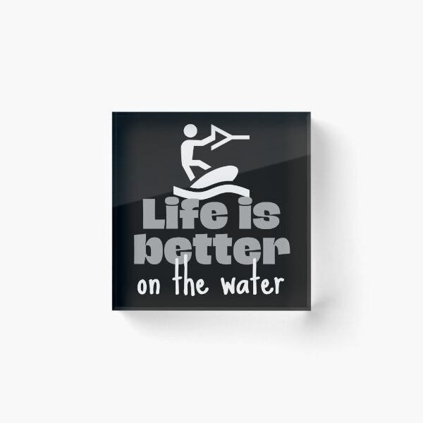 Item preview, Wakeboarding: Life is better on the water designed and sold by TheGreenGoat.