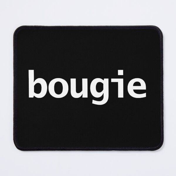 Item preview, Bougie Typography White Text designed and sold by ellenhenry.
