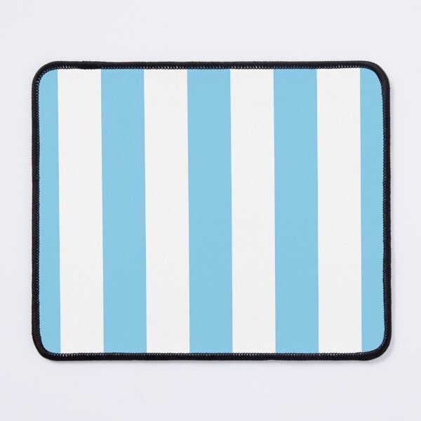 Item preview, Medium BABY BLUE and WHITE Vertical STRIPES designed and sold by RachelMacht.