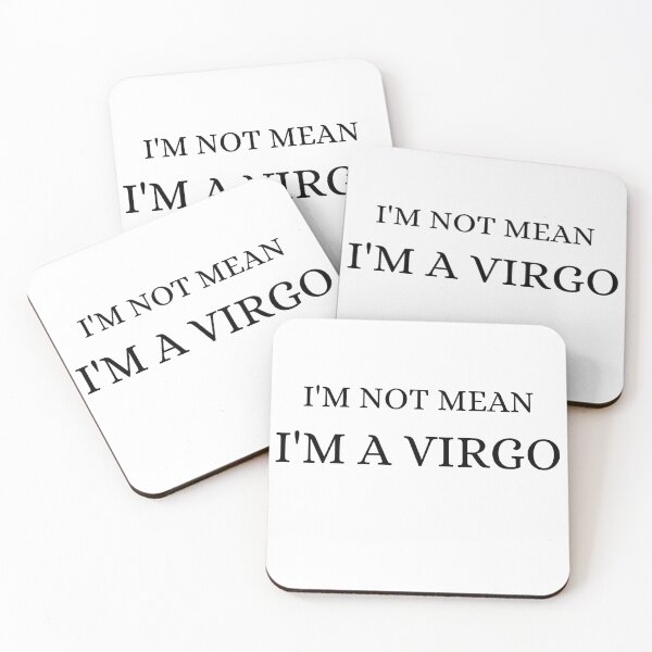 Item preview, I'M NOT MEAN I'M A VIRGO  designed and sold by ForUrTasteOnly.