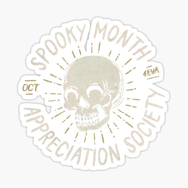 Kevin from the Spooky Month ? Sticker for Sale by Vincentstan