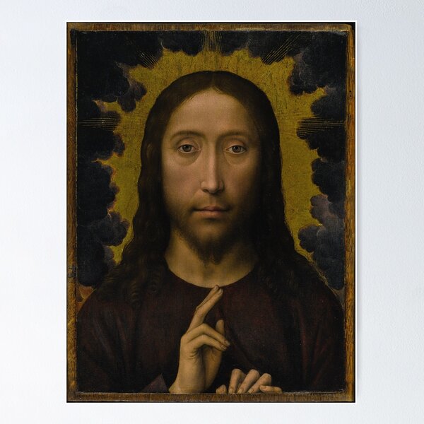 Item preview, Christ by Hans Memling - Vintage Art designed and sold by RickE.