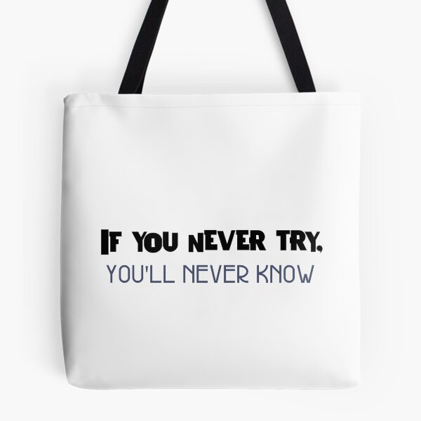 Aperçu de l'œuvre Si vous n'essayez jamais, vous ne saurez jamais créée et vendue par ThinkAndReflect.