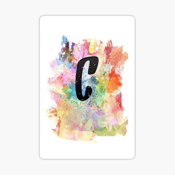 Item preview, Initial C Watercolour designed and sold by Mark Goodbrand.