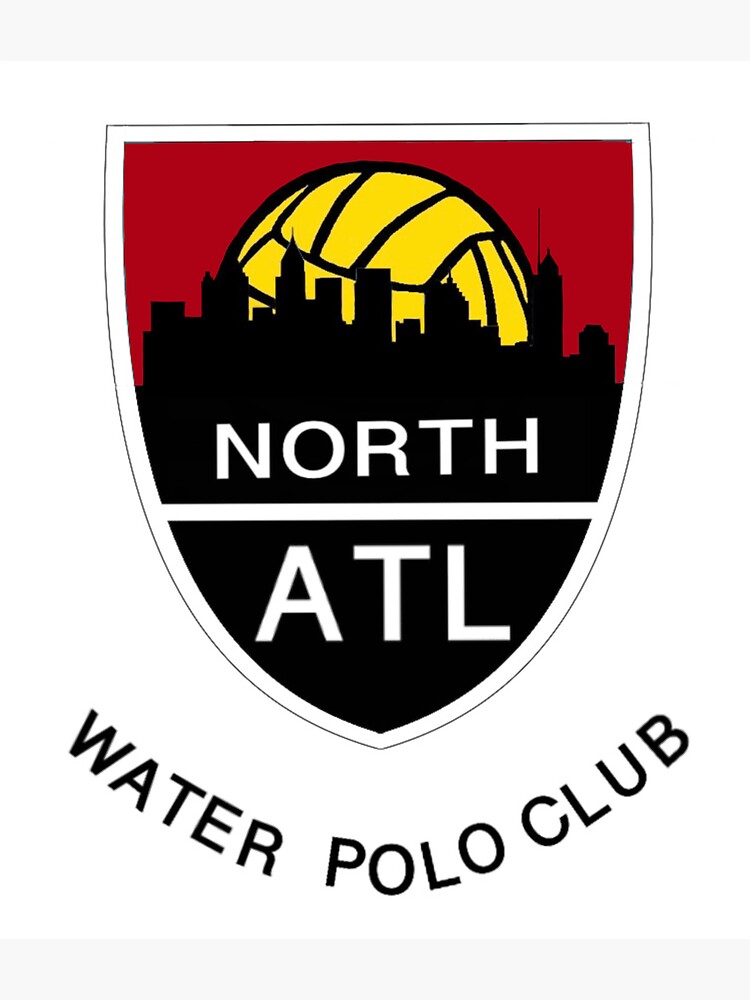 "North Atlanta Water Polo Team Logo" Sticker by NorthAtlWPC Redbubble