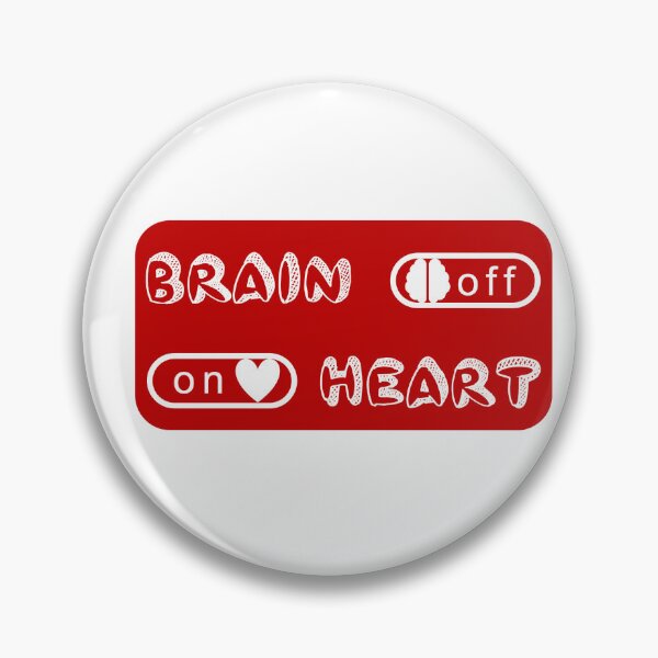 Item preview, Off & On - Brain & Heart designed and sold by NoerdyundDoerty.