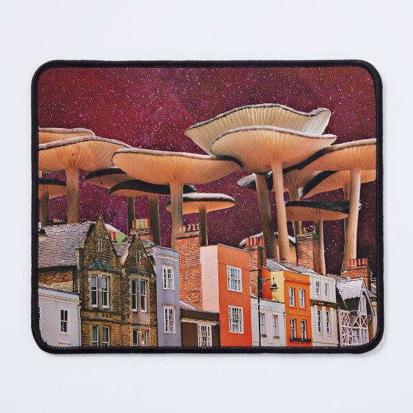 Item preview, mushroom town designed and sold by pinkdrinksoul.