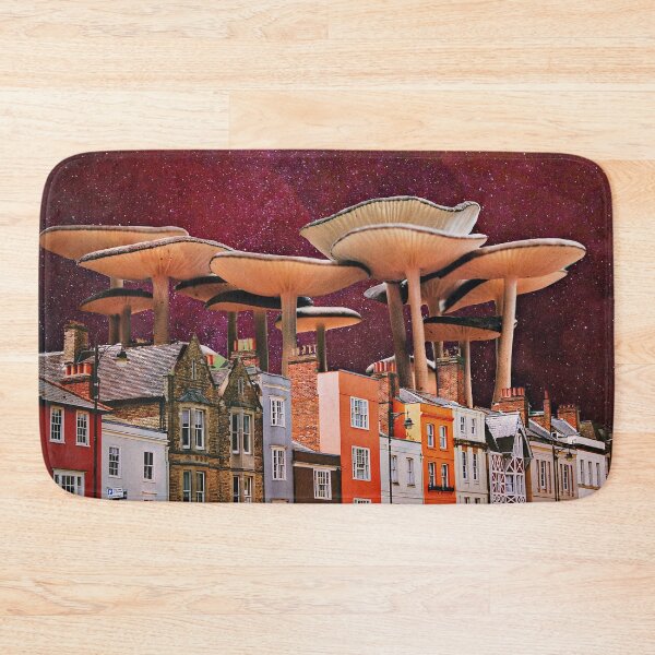 Item preview, mushroom town designed and sold by pinkdrinksoul.