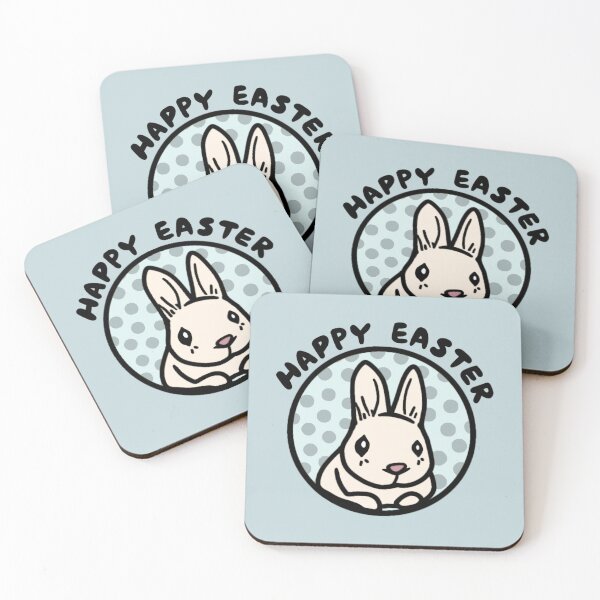 Item preview, Happy Easter Sunday 2022 | Cute Bunny on Blue Moon Adorable Bunny Easter Love designed and sold by wigobun.