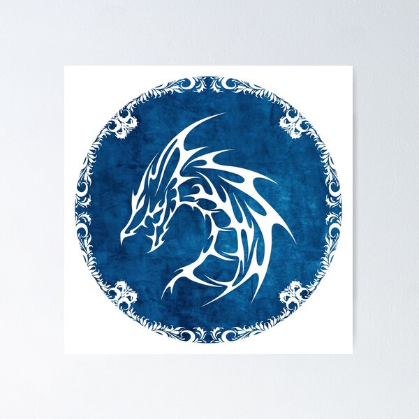 Item preview, Blue Dragon Stone - Mythical Creature Design  designed and sold by CreativNode.