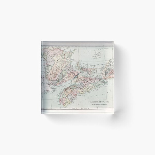 Item preview, Vintage Map of Nova Scotia  designed and sold by IndigoTDesigns.