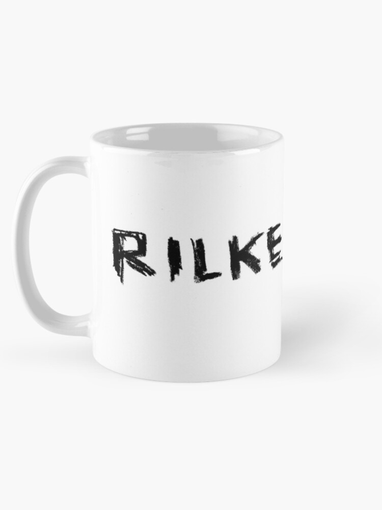 Thumbnail 5 of 6, Coffee Mug, Famous Poet: Rilke, Rainer Maria Rilke designed and sold by badlydrawnbabe.