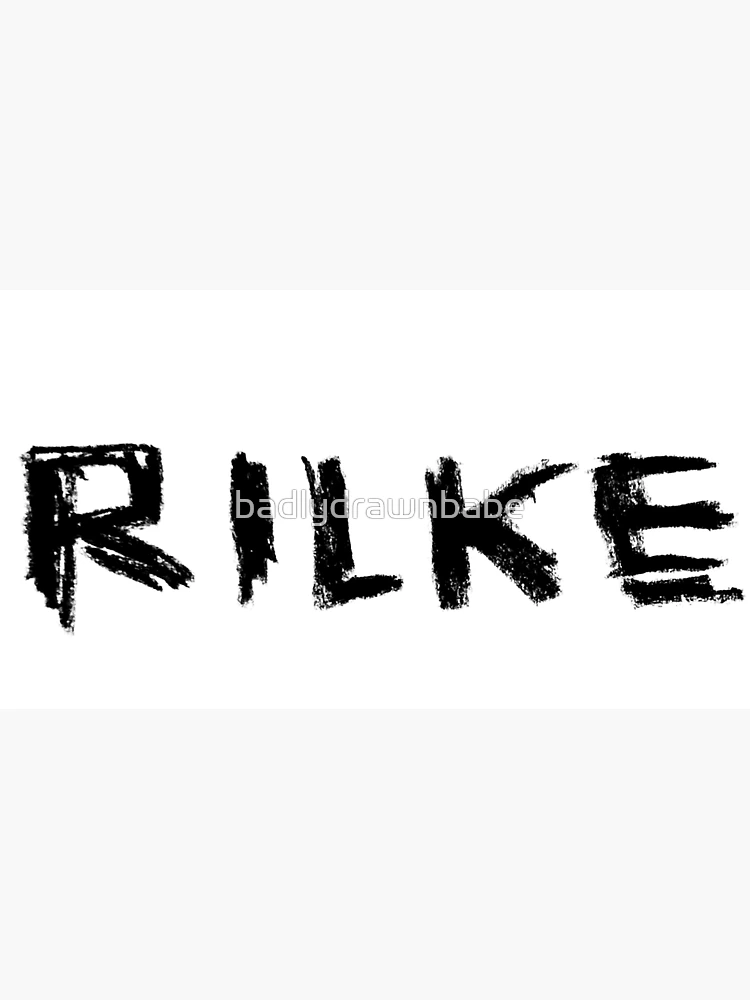 Thumbnail 3 of 3, Cap, Famous Poet: Rilke, Rainer Maria Rilke designed and sold by badlydrawnbabe.