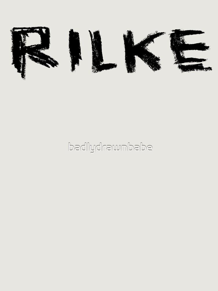 Thumbnail 6 of 6, Premium Oversized Sweatshirt, Famous Poet: Rilke, Rainer Maria Rilke designed and sold by badlydrawnbabe.