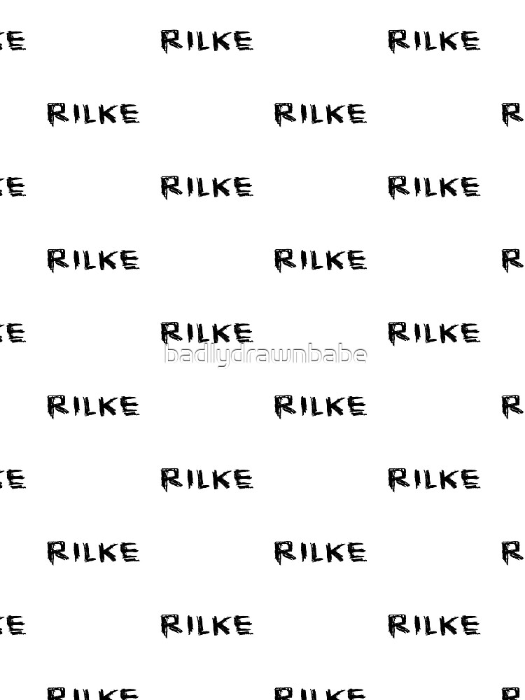 Thumbnail 3 of 3, Scarf, Famous Poet: Rilke, Rainer Maria Rilke designed and sold by badlydrawnbabe.