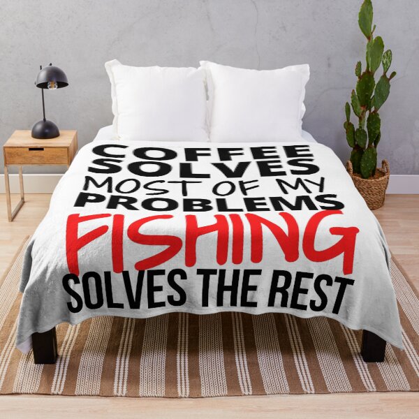 Item preview, Fishing: Coffee solves most of my problems designed and sold by TheGreenGoat.