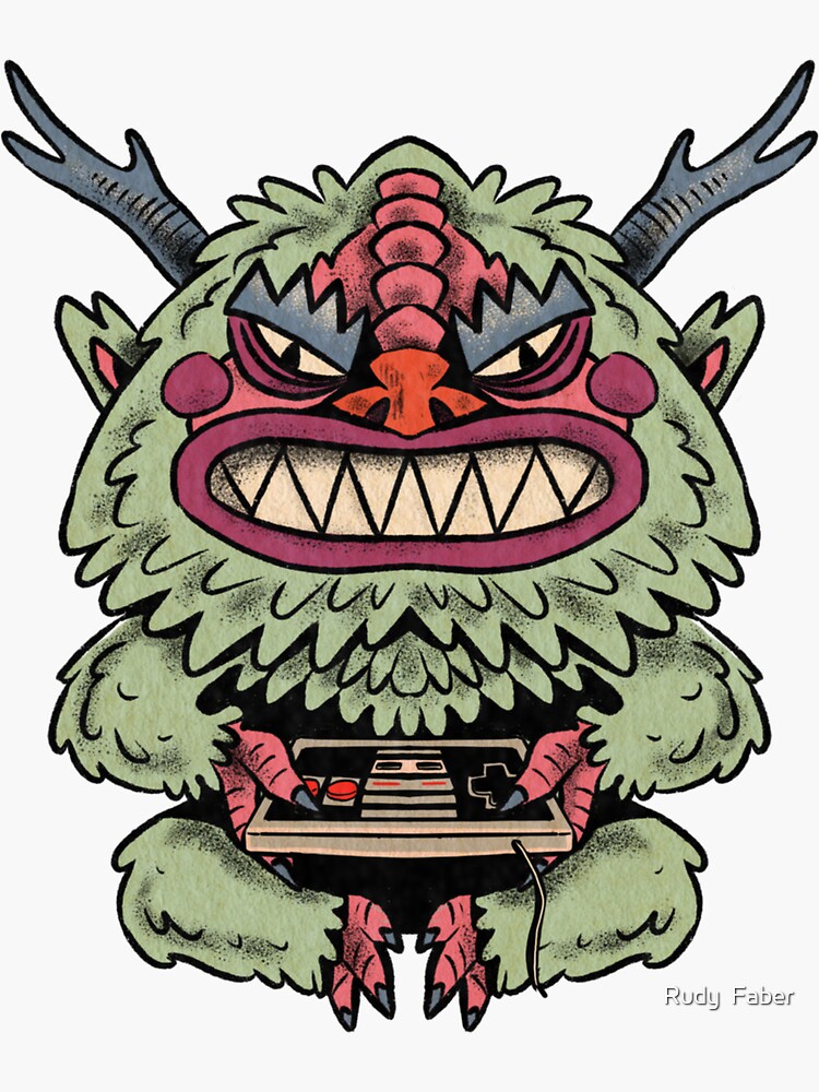 Angry Yeti Retro Gamer by rudyfaber