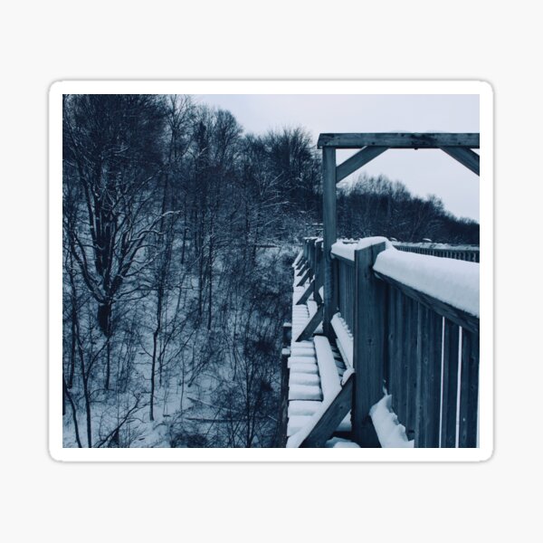 Item preview, Forest & Bridge in the Winter designed and sold by RoseyElisabeth.