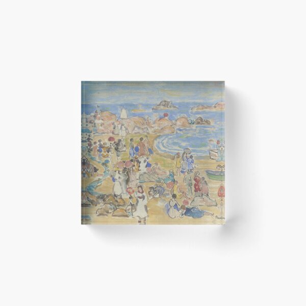 Item preview, View Along New England Coast by Maurice Brazil Prendergast - Vintage Art designed and sold by RickE.