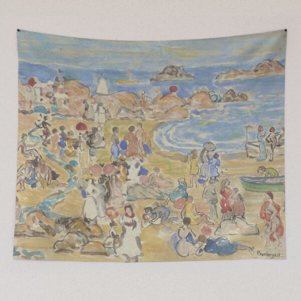 Item preview, View Along New England Coast by Maurice Brazil Prendergast - Vintage Art designed and sold by RickE.