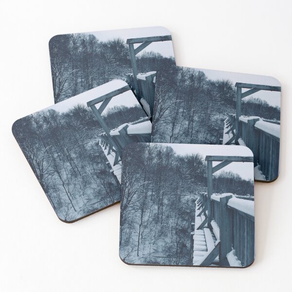 Item preview, Forest & Bridge in the Winter designed and sold by RoseyElisabeth.