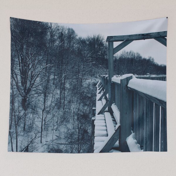 Item preview, Forest & Bridge in the Winter designed and sold by RoseyElisabeth.