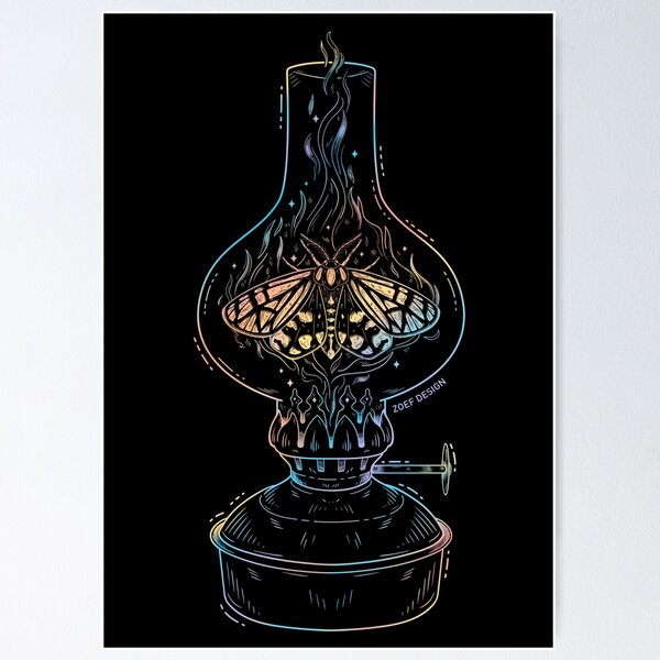 Hollow lines- the moth Poster