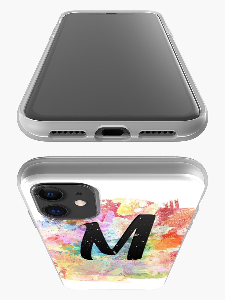 "Initial M Watercolour" iPhone Case & Cover by Whorses Redbubble