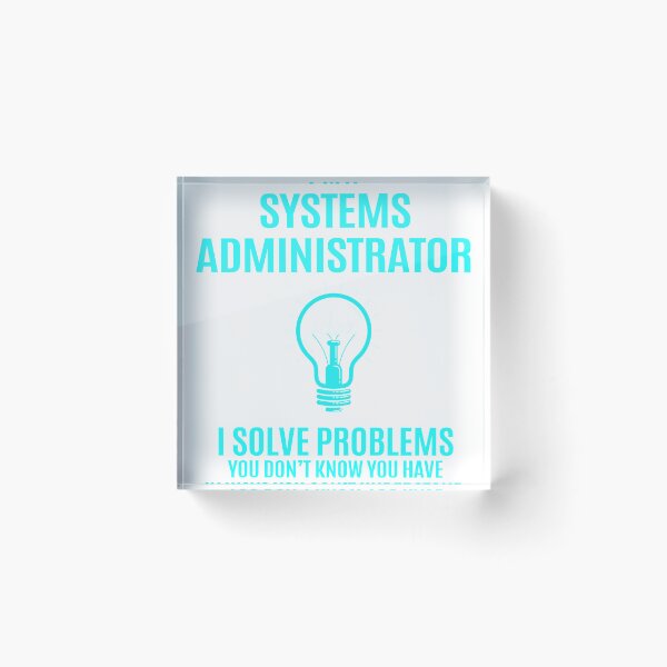Artikelvorschau, Systemadministrator - Ich löse Probleme Jobgeschenk entworfen und verkauft von melissaval2.