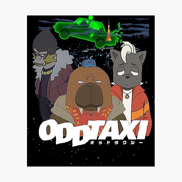 Item preview, Oddtaxi ''Odokawa'' Anime  designed and sold by riventis66.