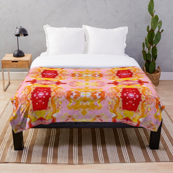 Item preview, Red, Pink, Orange, Yellow, and White Painting designed and sold by Creative-Voyage.