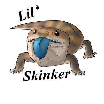 Artwork thumbnail, Lil' Skinker Blue Tongue Skink Design by AMackInCheese