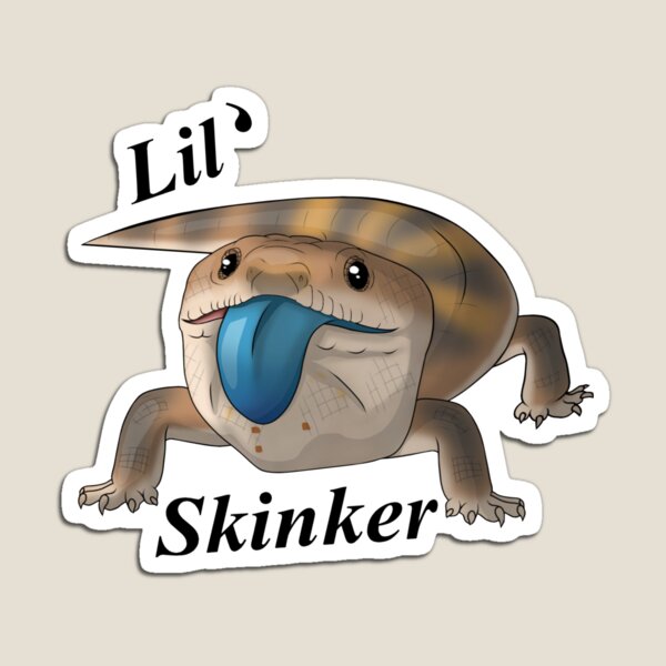 Item preview, Lil' Skinker Blue Tongue Skink Design  designed and sold by AMackInCheese.