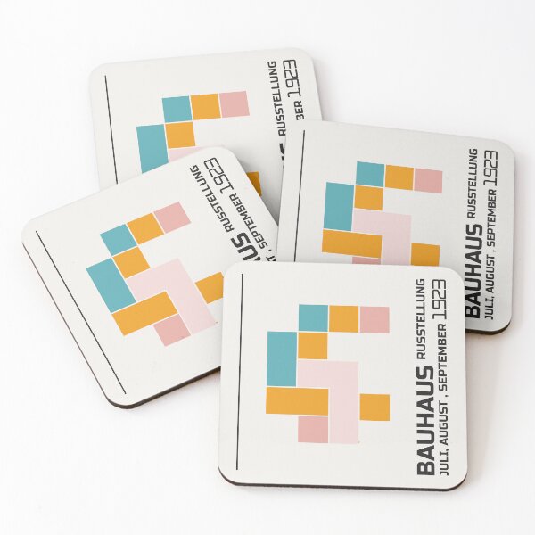 Item preview, Bauhaus - Retro / Art Deco architecture discipline from Berlin, Germany - Available in posters, etc - Pastel Shapes designed and sold by ArcFoundationCo.
