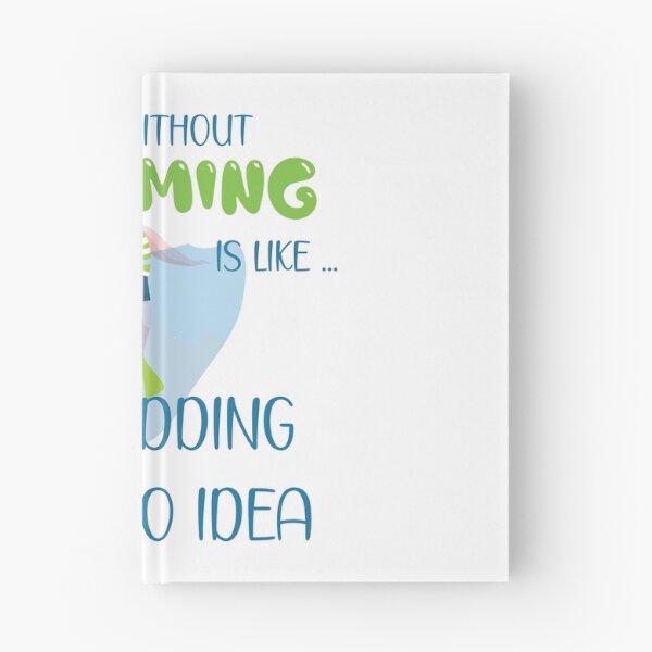 Item preview, A Day Without Swimming Is Like Just Kidding I Have No Idea Funny tshirt for swimmers  designed and sold by GhostAmine.