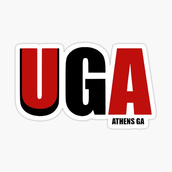 Item preview, UGA College Sticker  designed and sold by rena027.