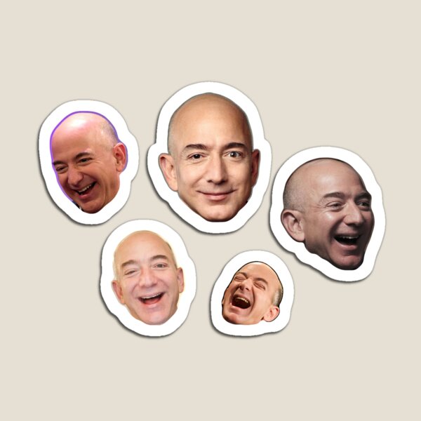 Item preview, Jeff Bezos Laughing Faces designed and sold by Rainfalling.