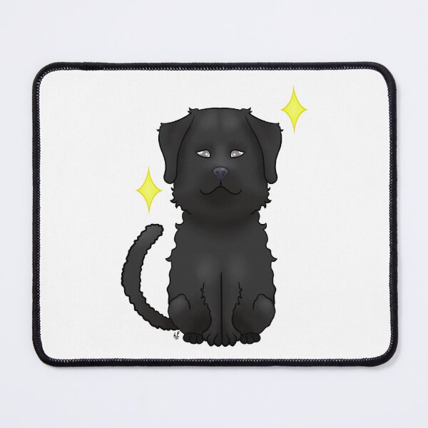 Item preview, Black curly haired retriever designed and sold by LemonFur.