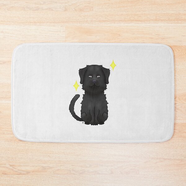 Item preview, Black curly haired retriever designed and sold by LemonFur.